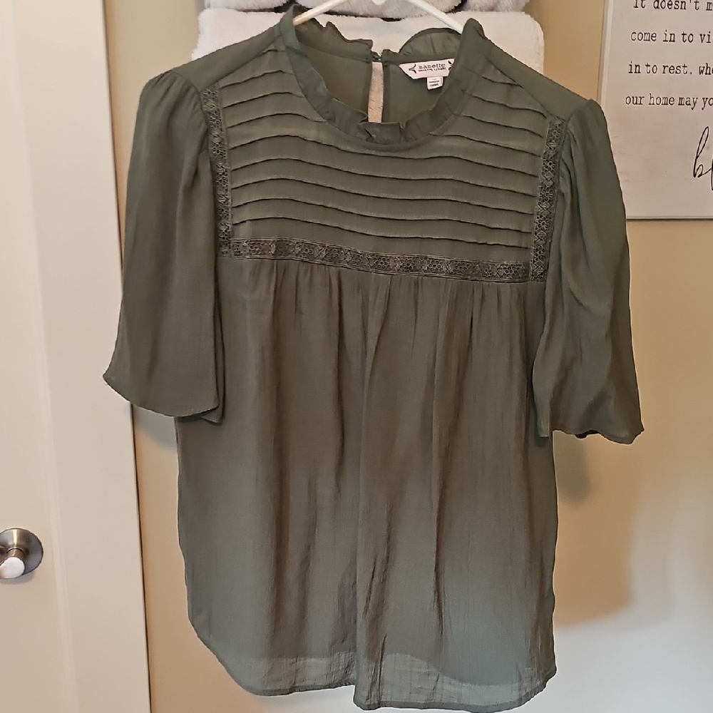 Nanette Sage Green Women's Blouse